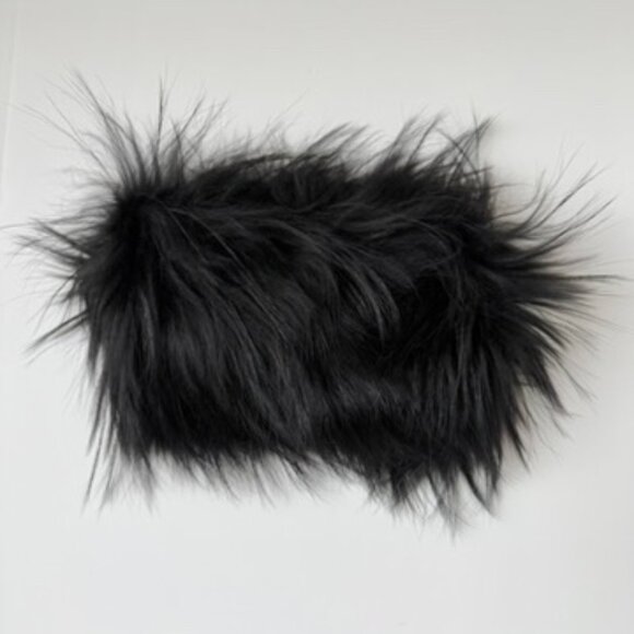Yves Salomon Accessories - Yves Salomon Real Raccoon Fur Stretch Headband NWOT Made in France